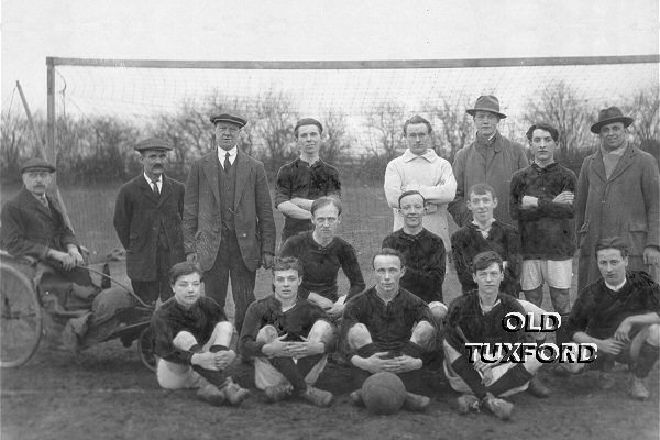 Tuxford football team - 1910 - Date assumed from the Tuxford Boys team photo