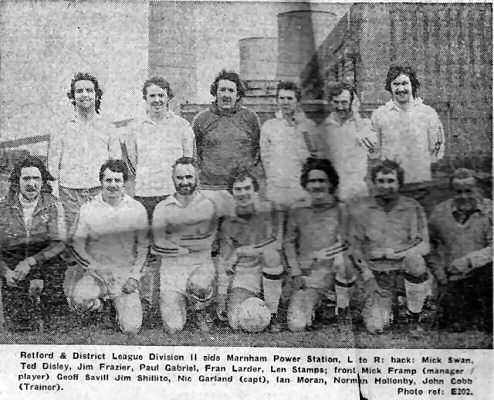 Retford and District Leqague Division II - Marnham Power Station