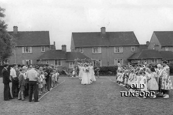 Procession on the school field - 19??