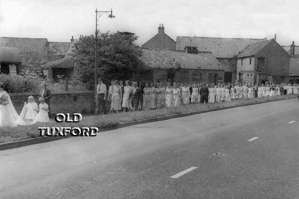 Procession alongside the Great North Road = 19??