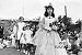 School queen Dawn Ayers leading the procession - 1966