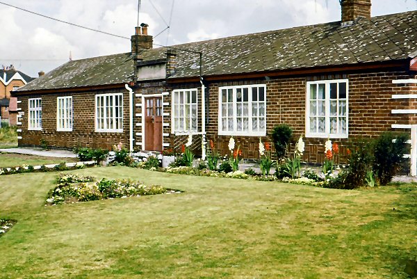 Bungalow by the Esso petrol station in Ash Vale in the 1960s