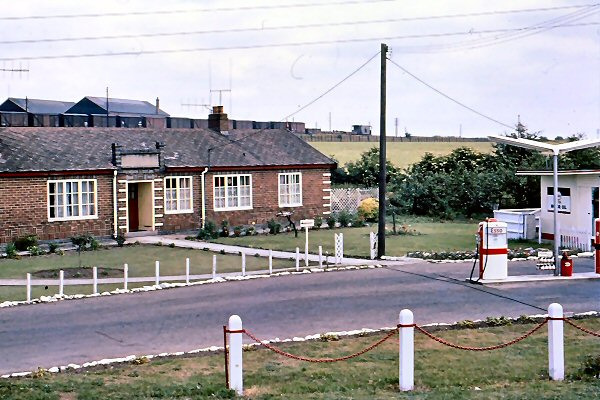 The Esso petrol station in Ash Vale in the 1960s