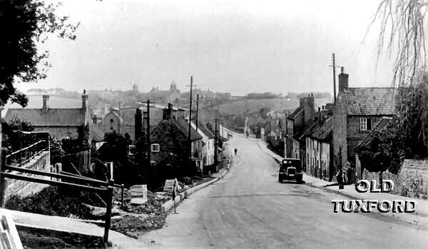 Looking down Eldon Street towards the windmills