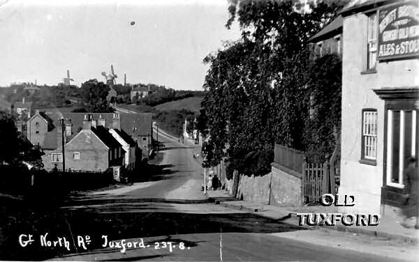 Looking down Eldon Street towards the windmills