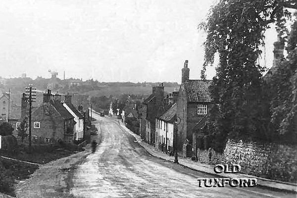 Looking down Eldon Street towards the windmills