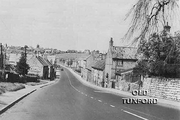 Looking down Eldon Street towards the windmills