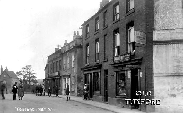 Looking down Eldon Street - postcard stamped 1922