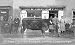 Curtis Machin with prize-winning bullock outside Gregory's butchers