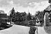 Looking up Lincoln Road at Pump Farm, before the A1M flyover was built