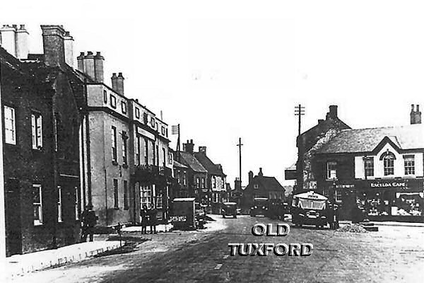 Road works in the Market Place