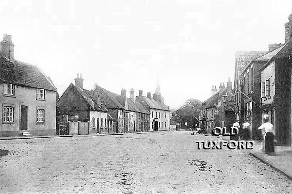 Looking up Newcastle Street from near the old jail - Postcard stamped 1905