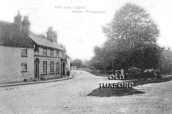 Looking down Newcastle Street, horse drawn hearse