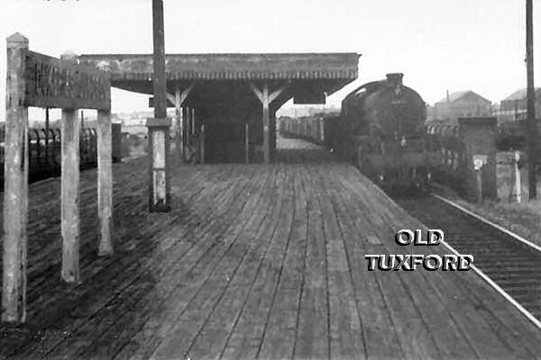 Dukeries Junction, high level platform - 17/09/1955