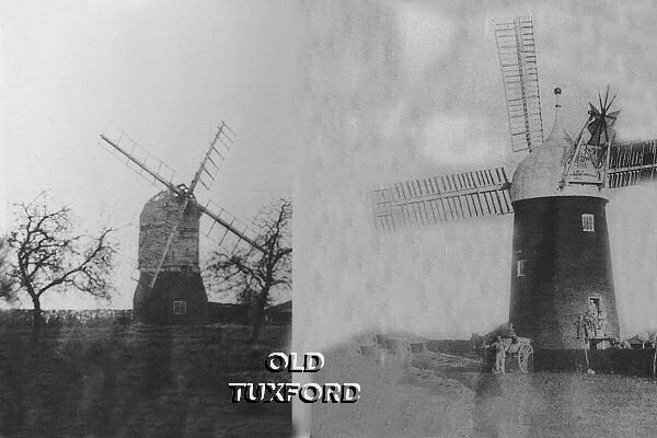 Windmills on the hill above Tuxford