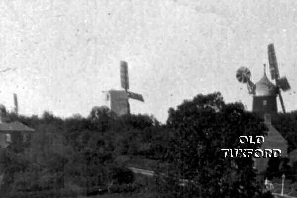 Windmills on the hill above Tuxford